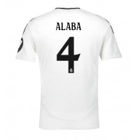 Koszulka piłkarska Real Madrid David Alaba #4 Strój Domowy 2024-25 tanio Krótki Rękaw